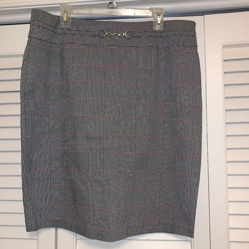 Woman's Soho Apparel Plaid Skirt